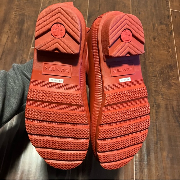 * NEW * Hunter Women’s Chelsea Boots - 5 Military Red - Picture 6 of 7